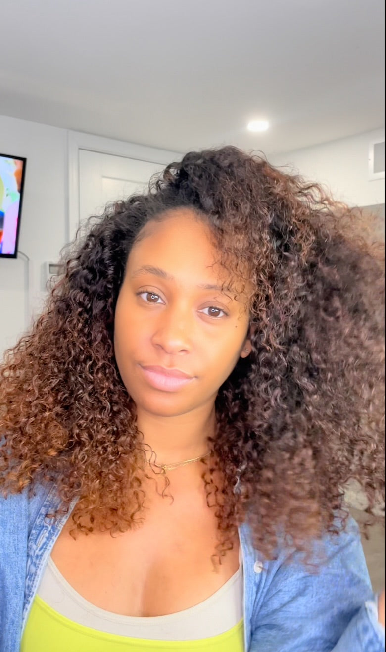 Curly Girl Flip Over Wig